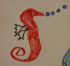 The best bubble blowing seahorse!